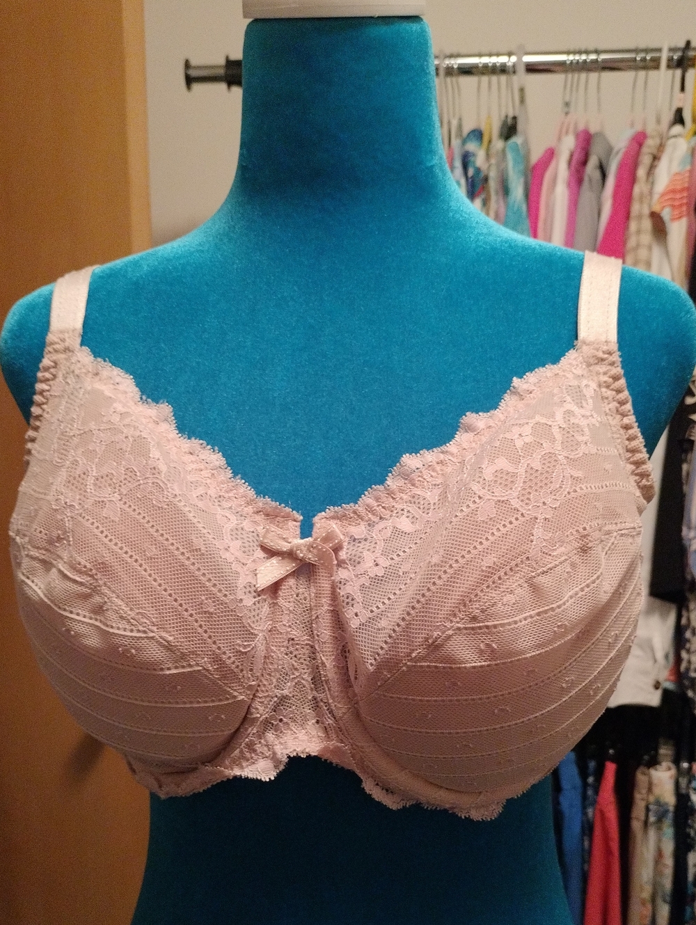 Chantelle Lace Underwire Bra in Blush